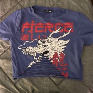 Crop top from fashion nova